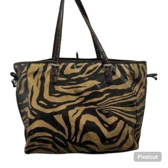Brighton Zebra Print Tote Bag Africa Stories - Picture 15 of 15